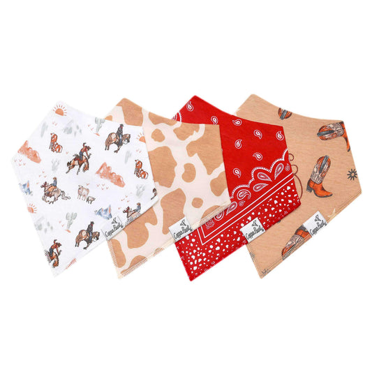 Boone 4PK Bandana Bibs