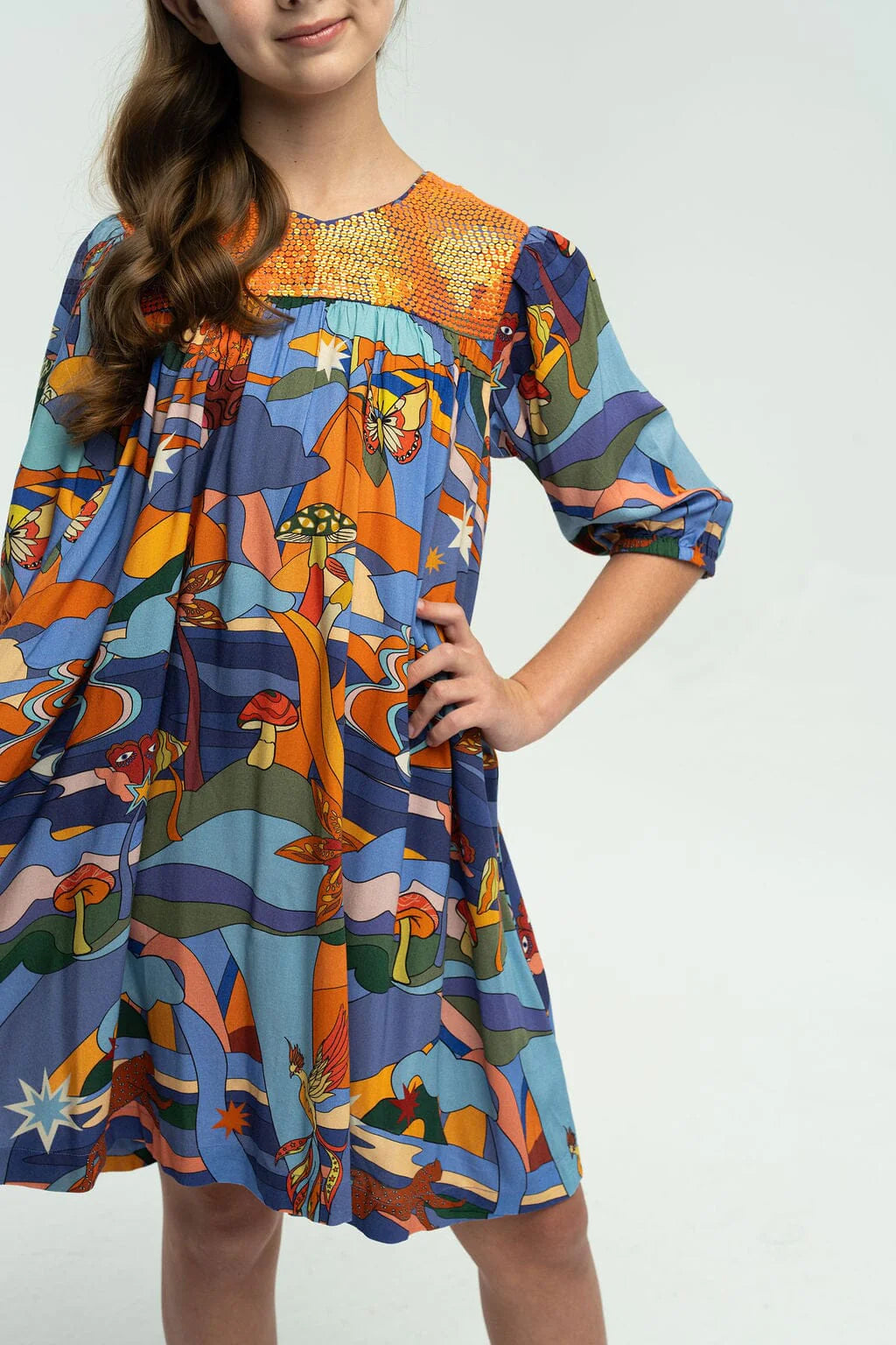 Alice Blue Sequin Dress