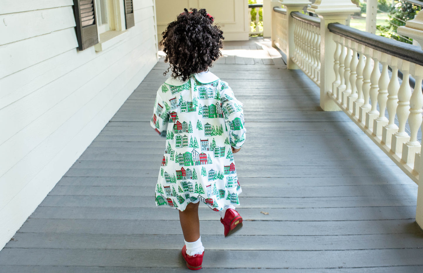 Christmas House Twirl Dress