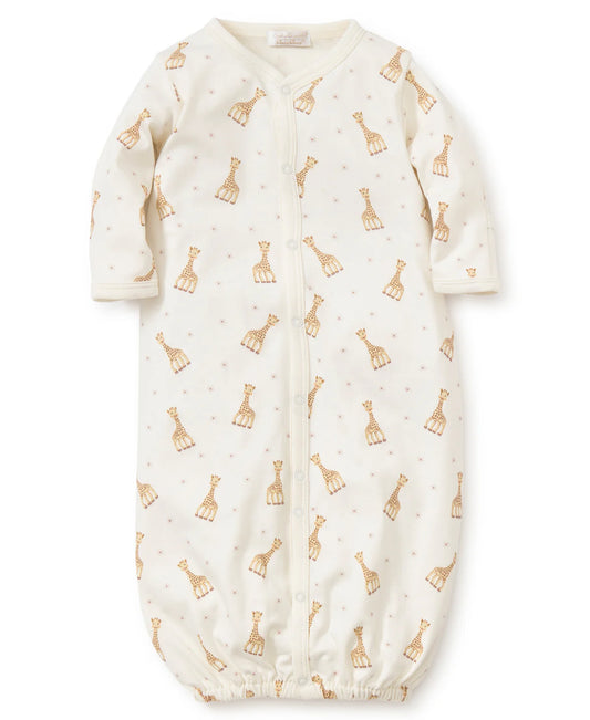 Ecru Sophie Girafe Conv Gown & Hat