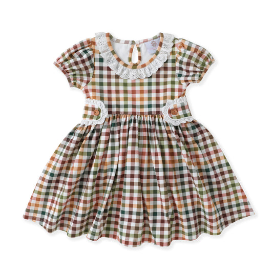 Plaid Tab Dress