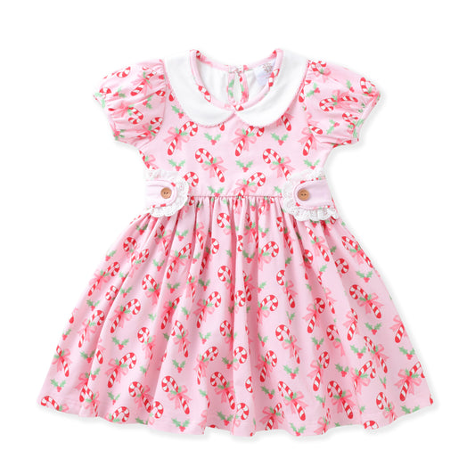 Candy Cane Lane Tab Dress