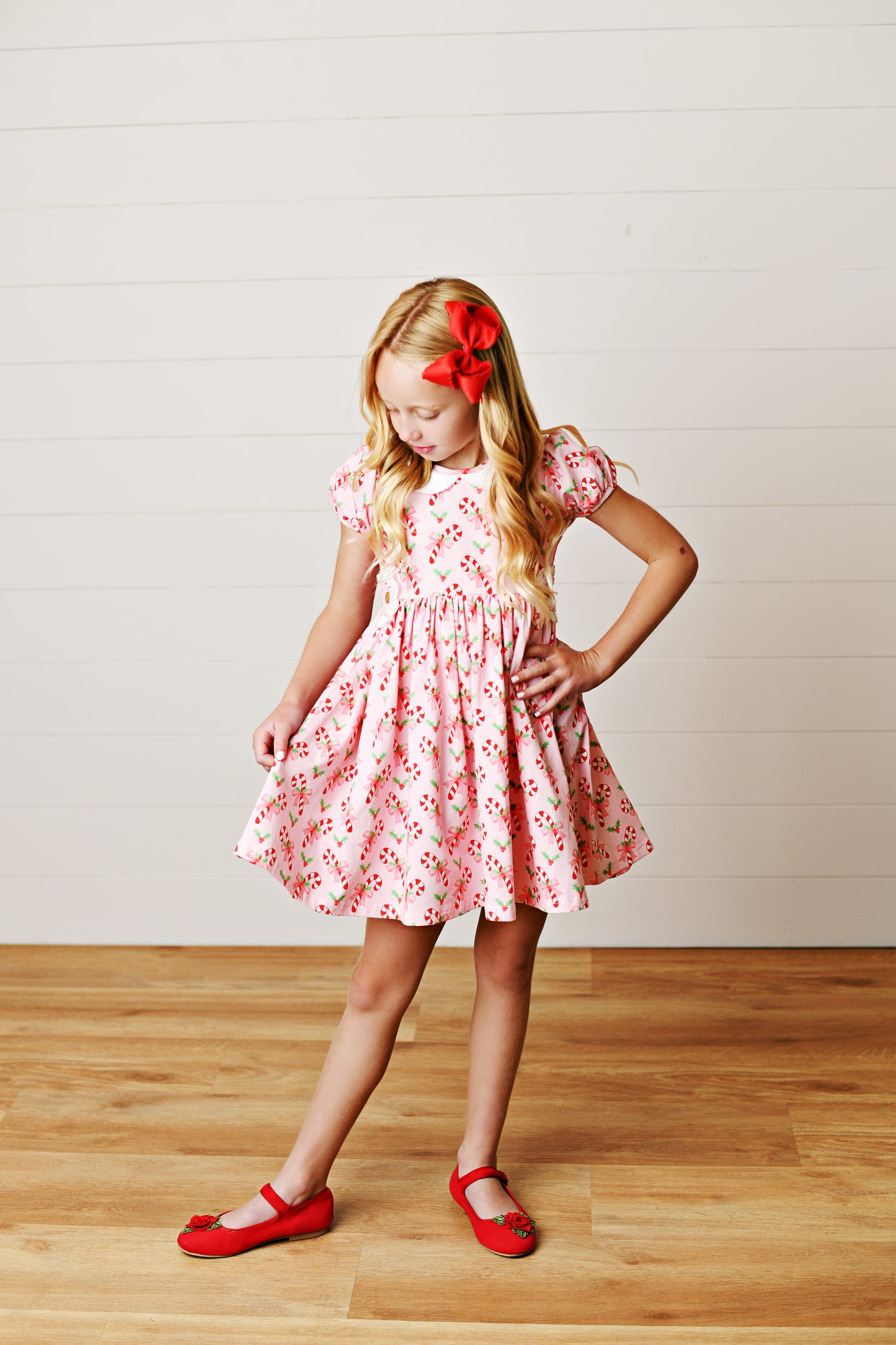 Candy Cane Lane Tab Dress