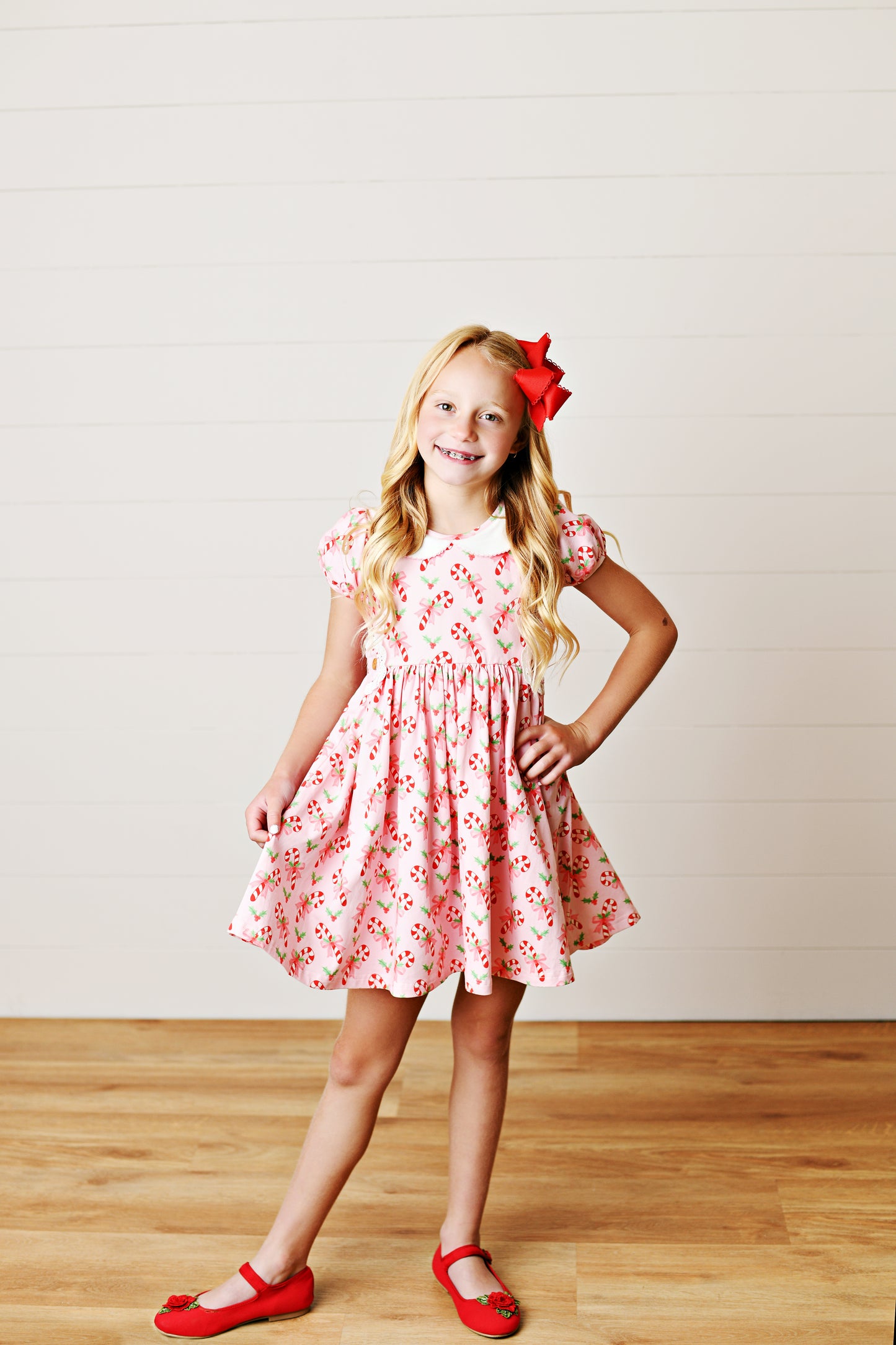 Candy Cane Lane Tab Dress