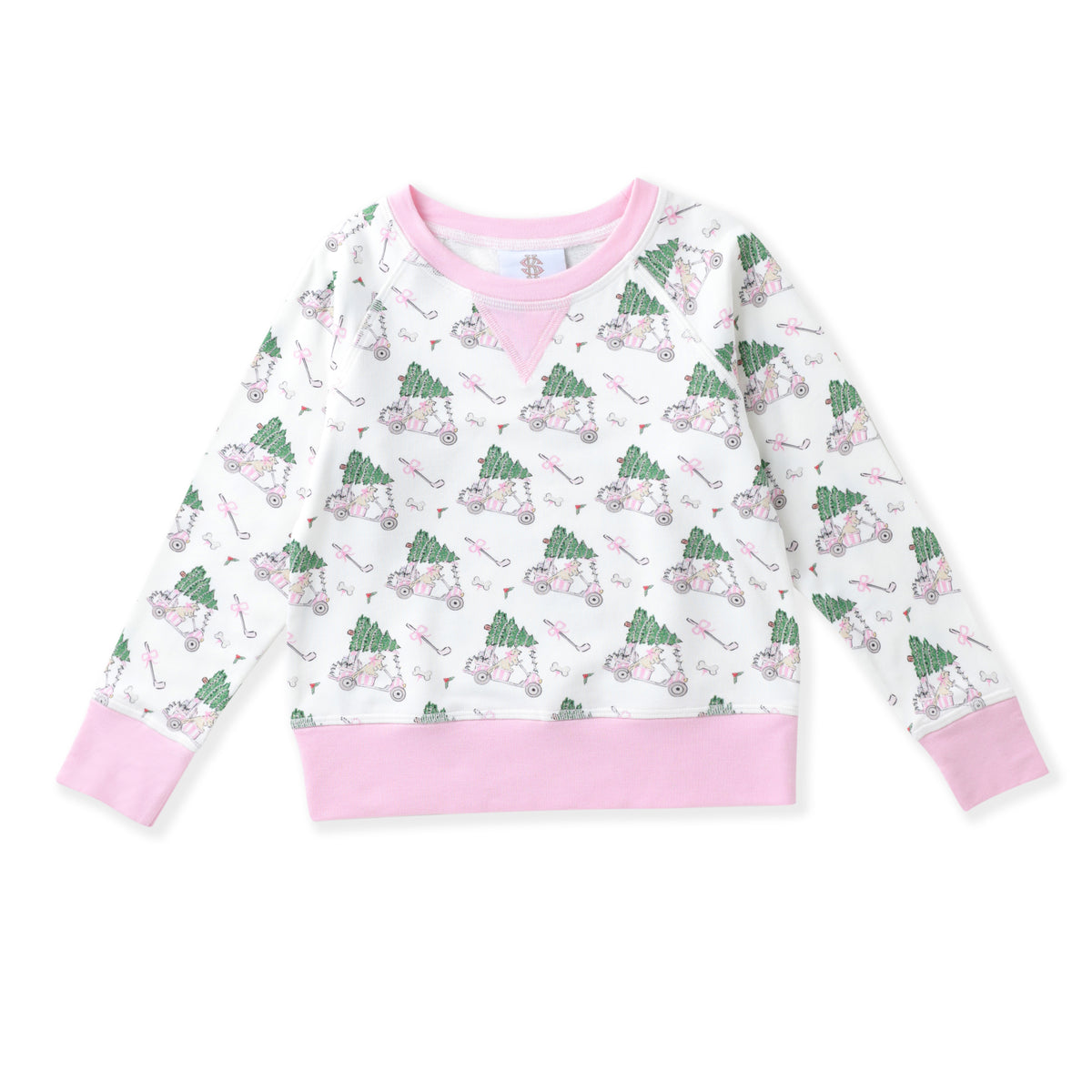Pink Paw-Tee Christmas Pullover