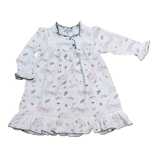 Vintage Merry Christmas Gown