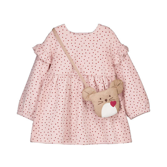 Pink Dot Dress & Bag