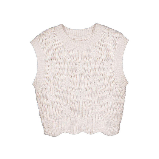 Ivory Knit Vest