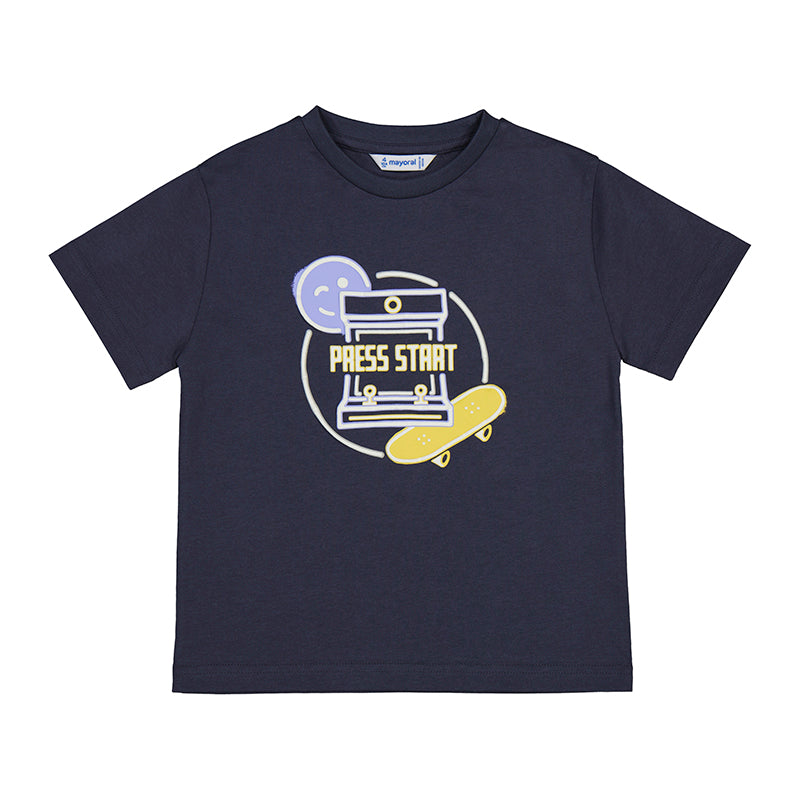 Dark Grey Skateboard T-Shirt