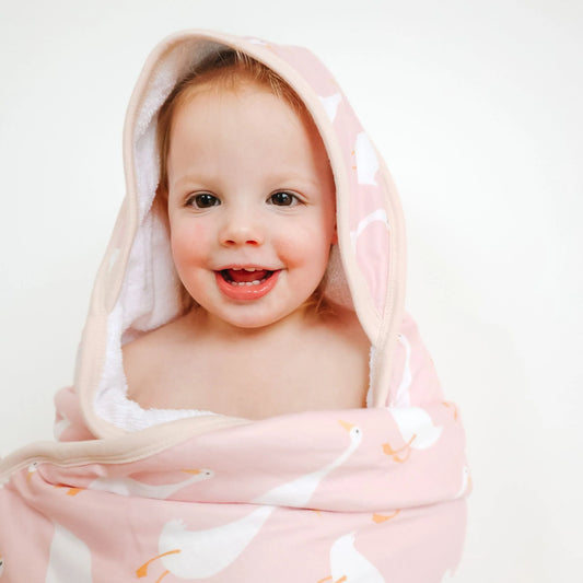 Goosie Knit Hooded Towel