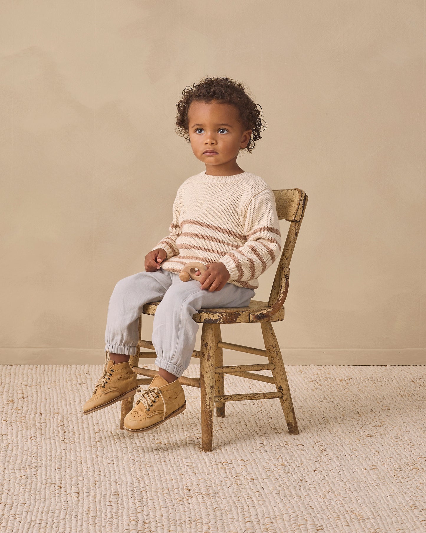 Rex Almond Stripe Sweater