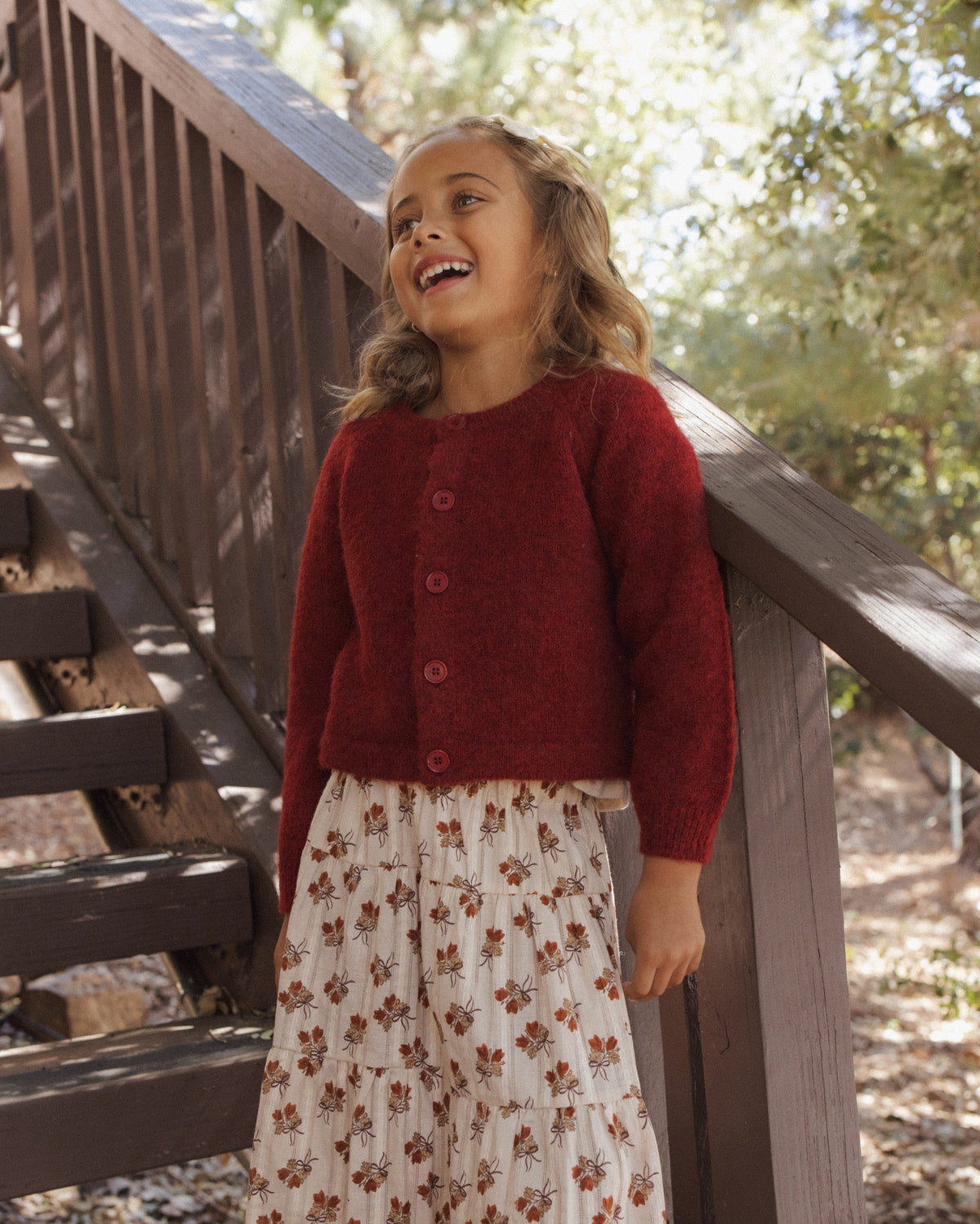 Fuzzy Ruby Cardigan