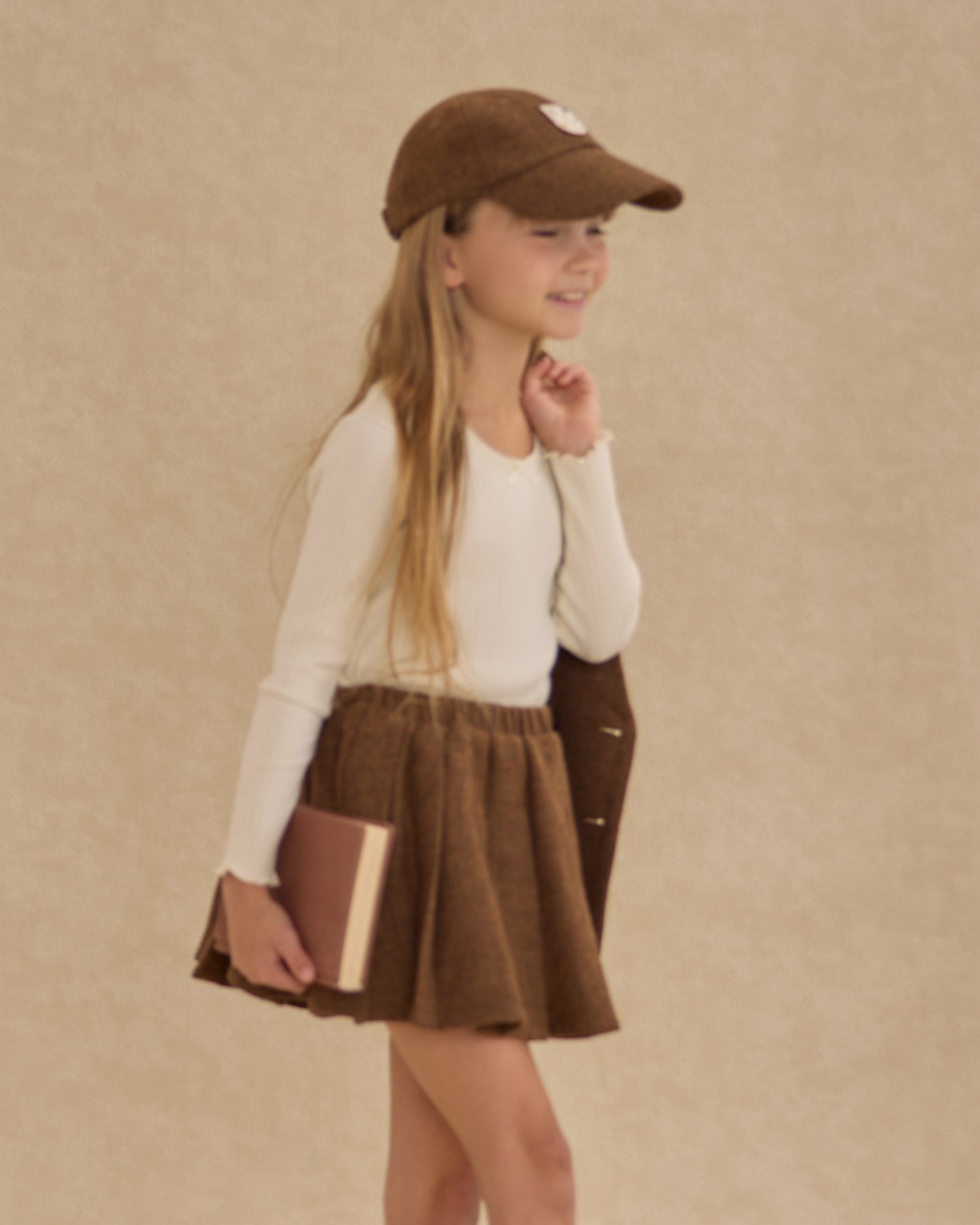 Rustic Plaid Pleated Skirt