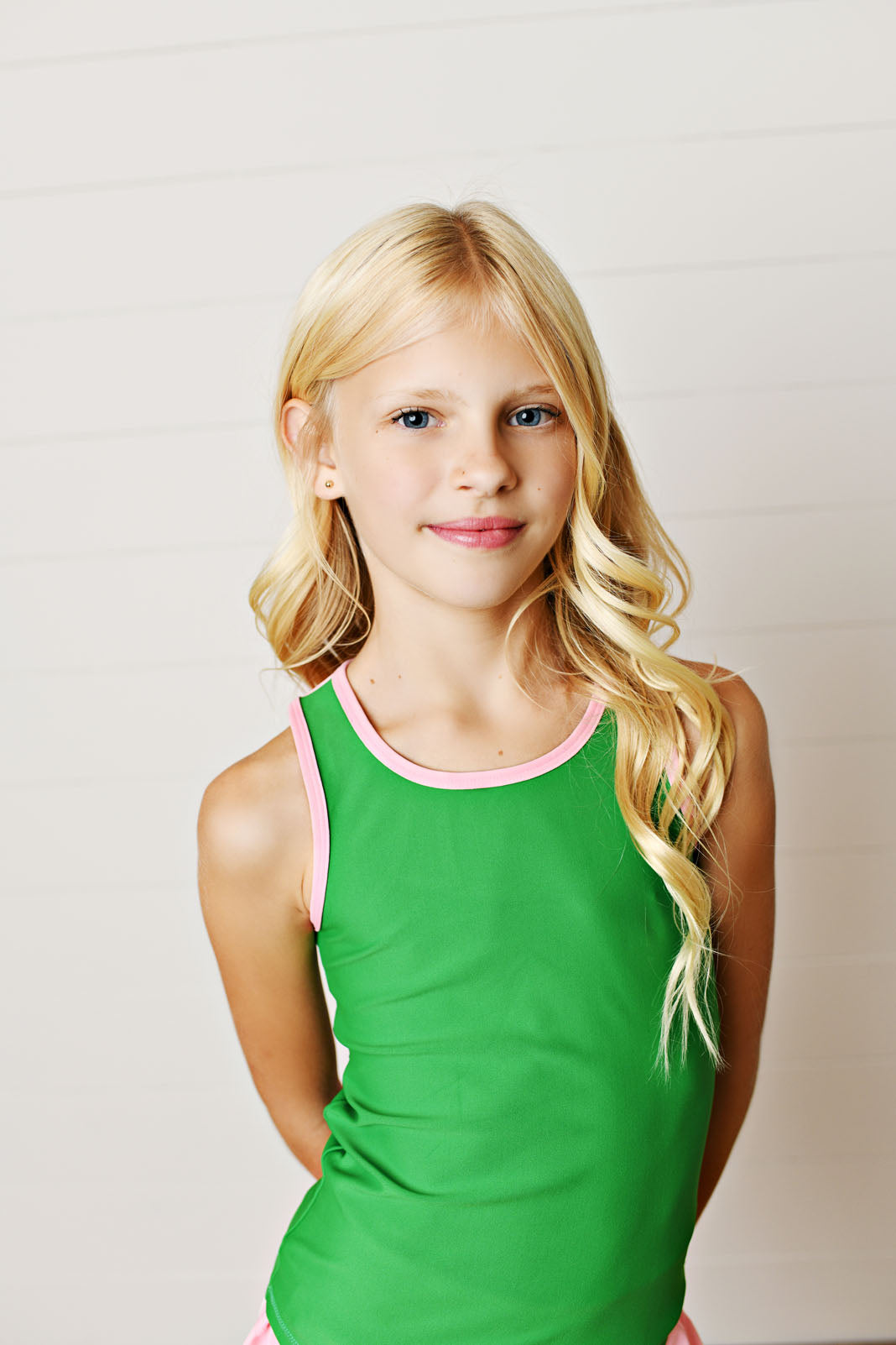 Grn/Pnk Country Club Tank