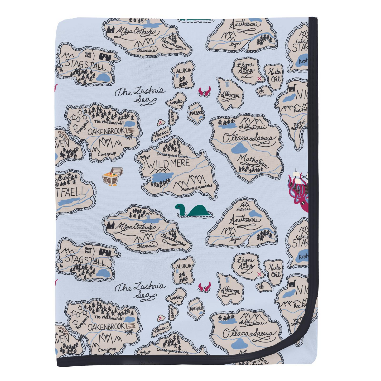 (Dew Pirate Map Swaddle