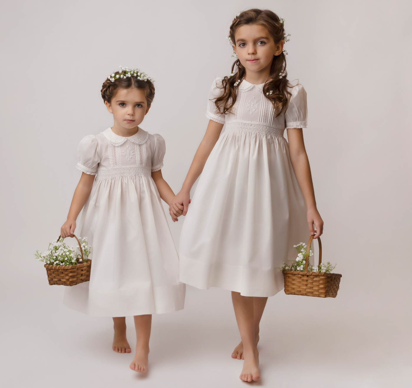 White Flower Girl Dress