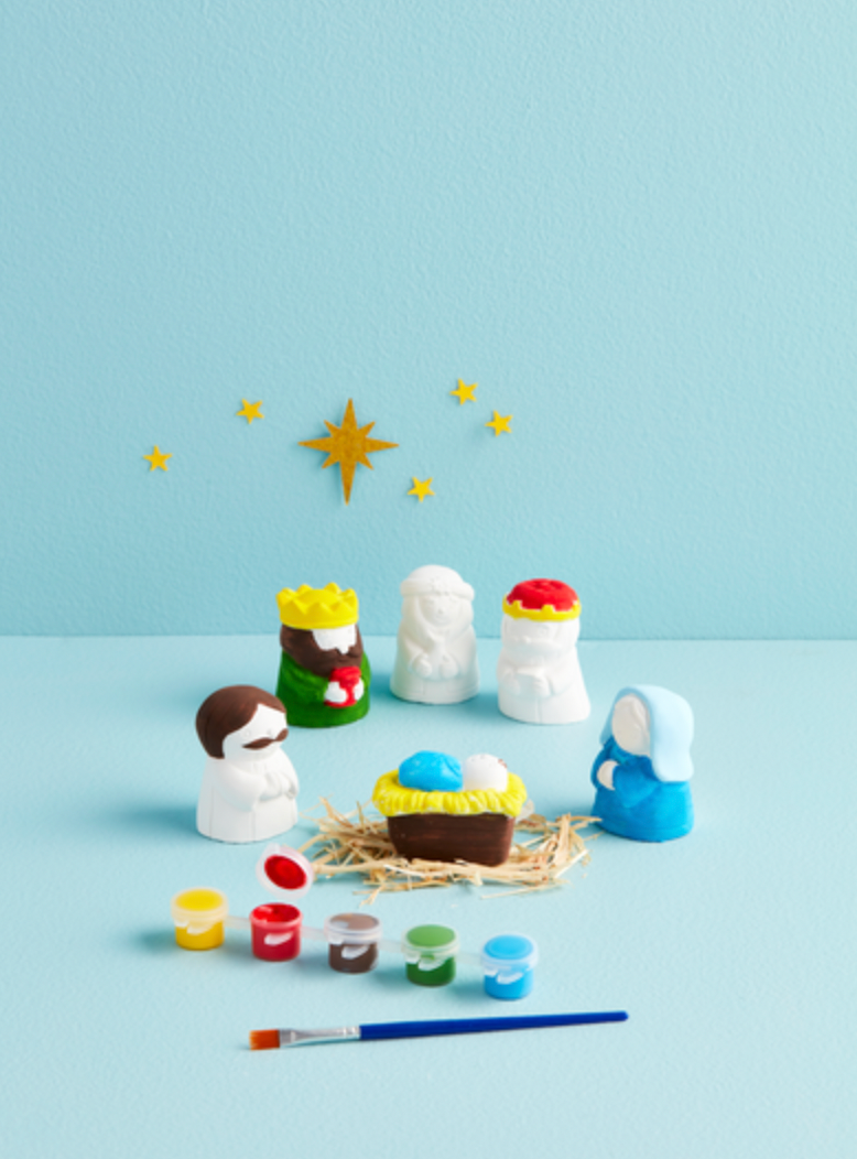 Paint Your Own Nativity Set