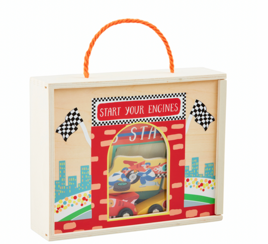 Red Race Track Set