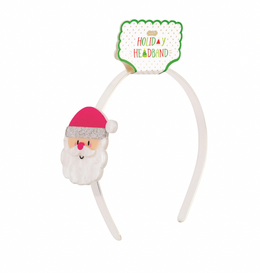 Red Santa Acrylic Headband