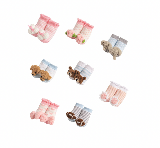 Crochette Rattle Toe Socks