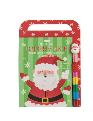 Christmas Color by Sticker Set