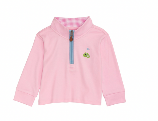 Pink Golf Quarter Zip