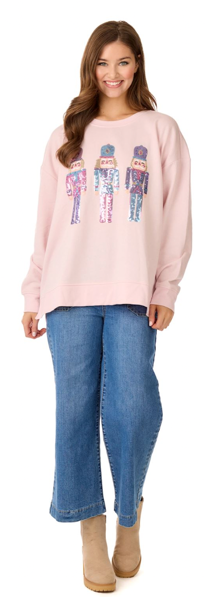 Ladies Nutcracker Sparkle Sweathshirt