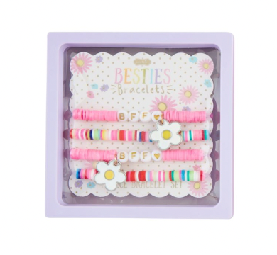 Flower BFF Beaded Bracelet