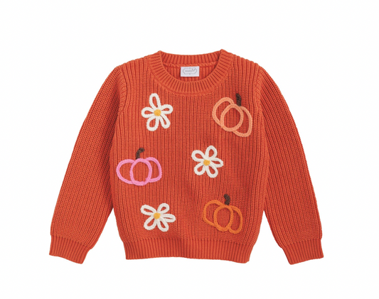 Pumpkin Flower Sweater