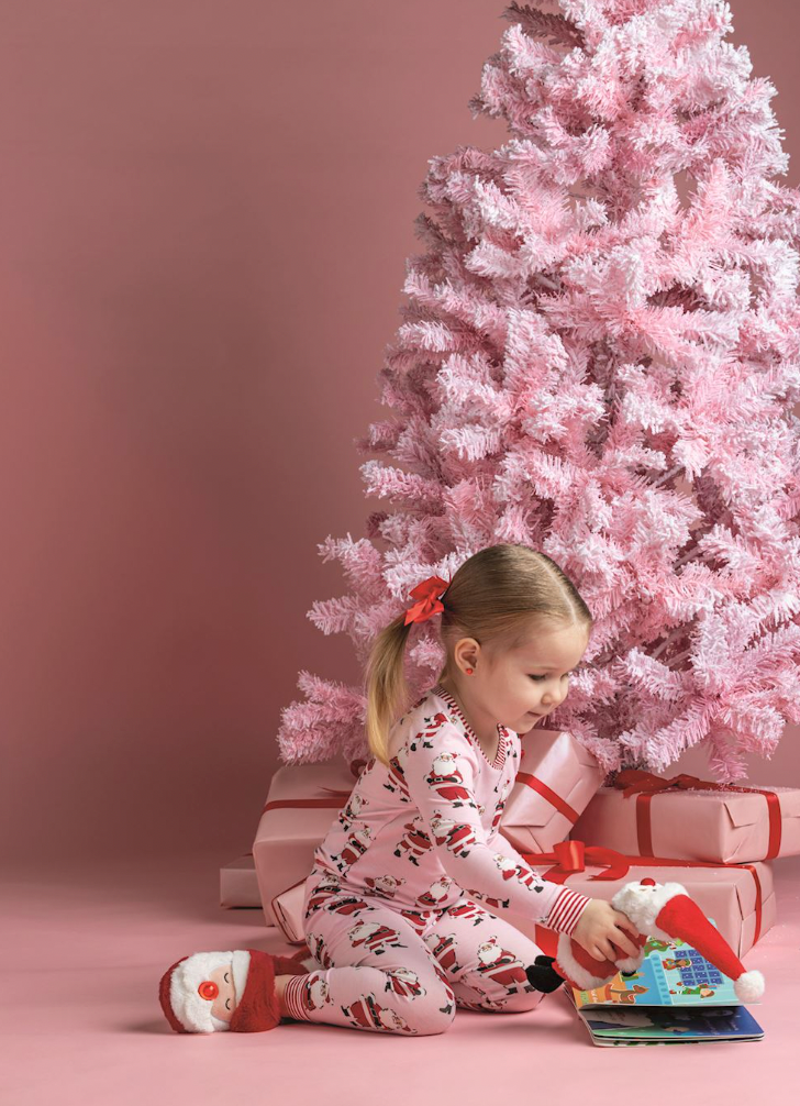 Santa Light-Up Christmas Slippers