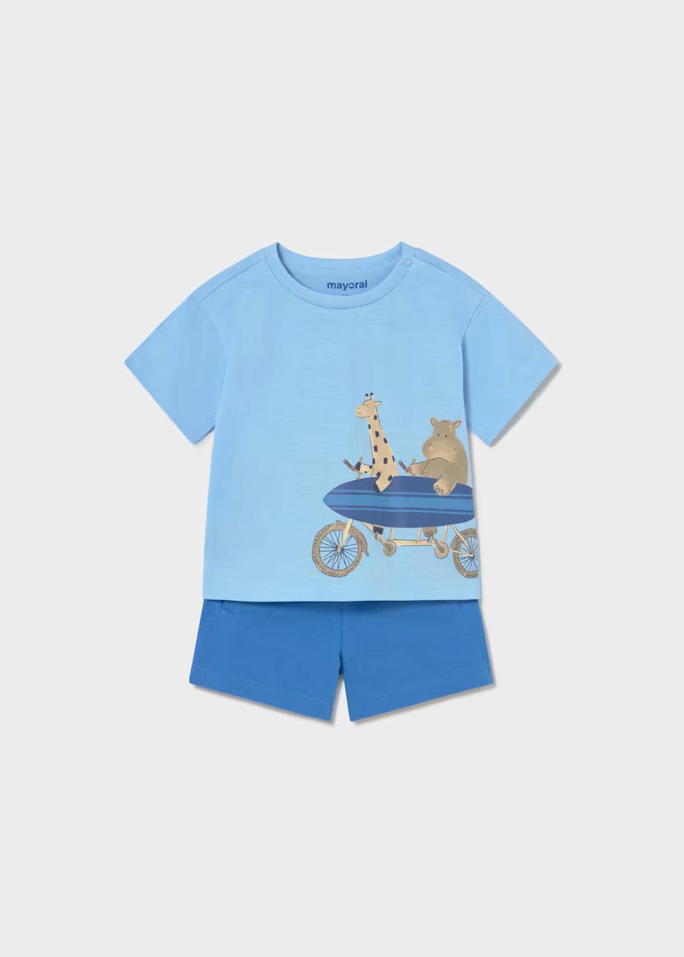 Hippo Giraffe Short Set