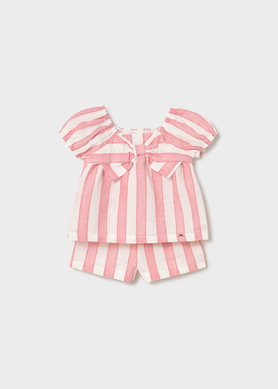 Pink Stripe Short Set