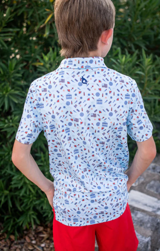 Stars & Stripes Perf Polo