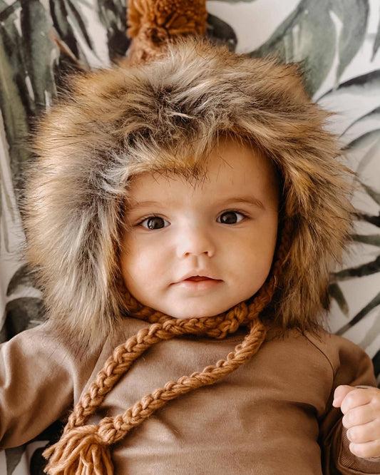 Pecan Fur Bonnet