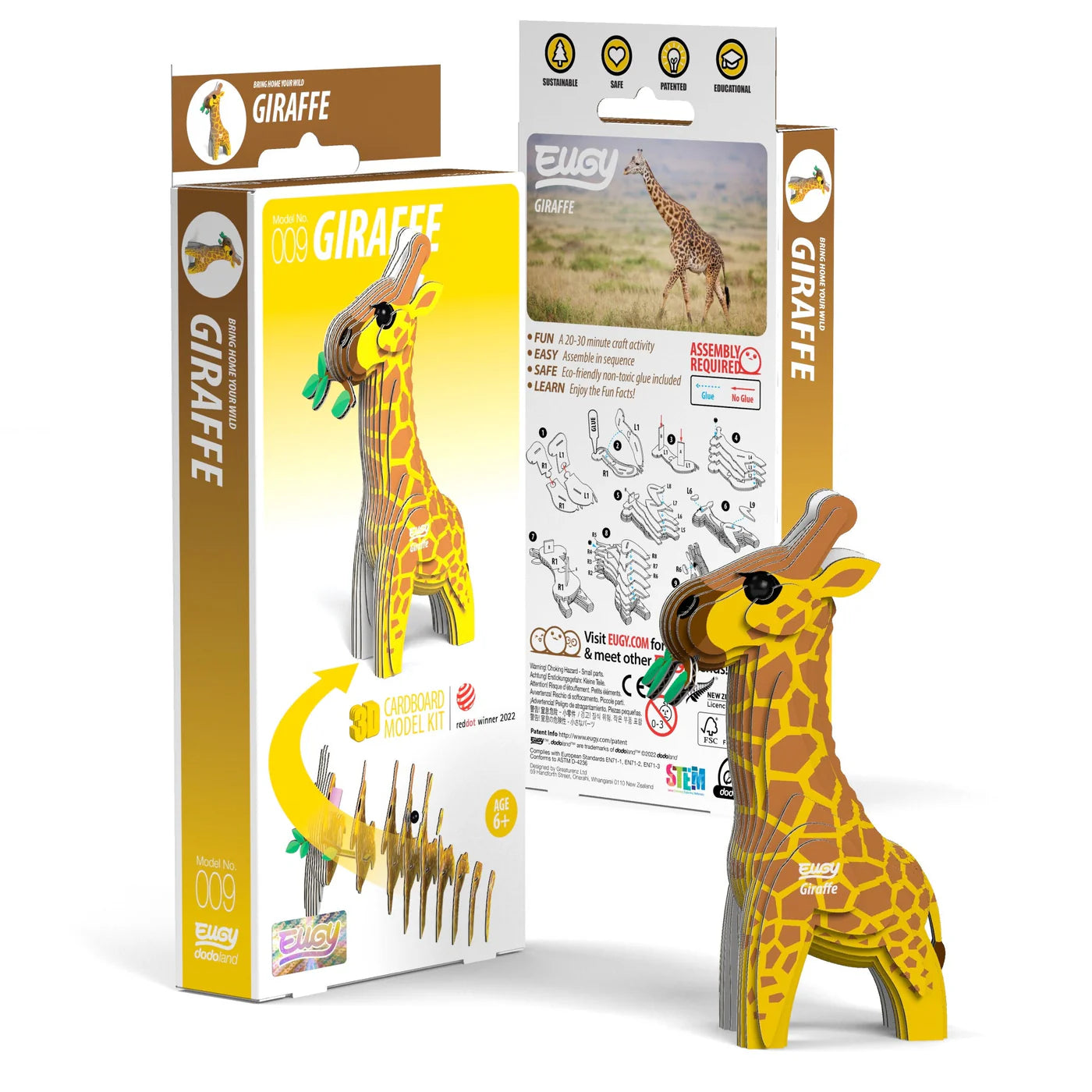 Giraffe 3D Puzzle EUGY