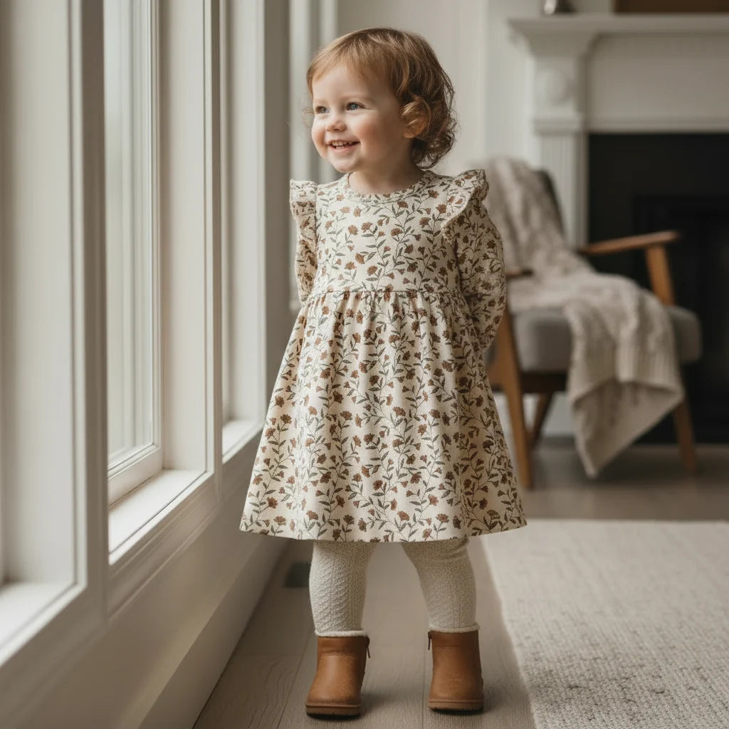Organic Rustbloom  Dress