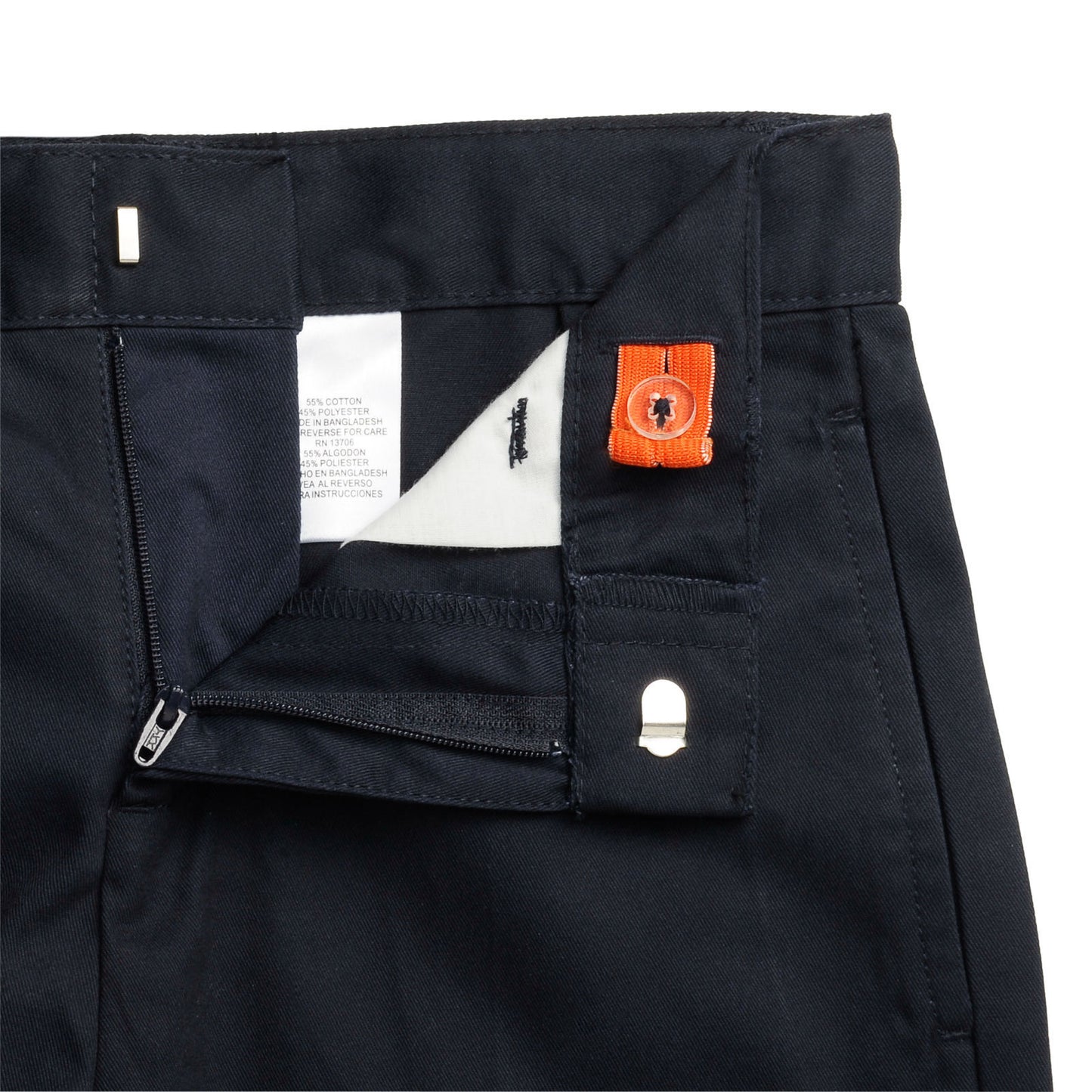 Navy French Toast  Flat Front School Uniform Shorts