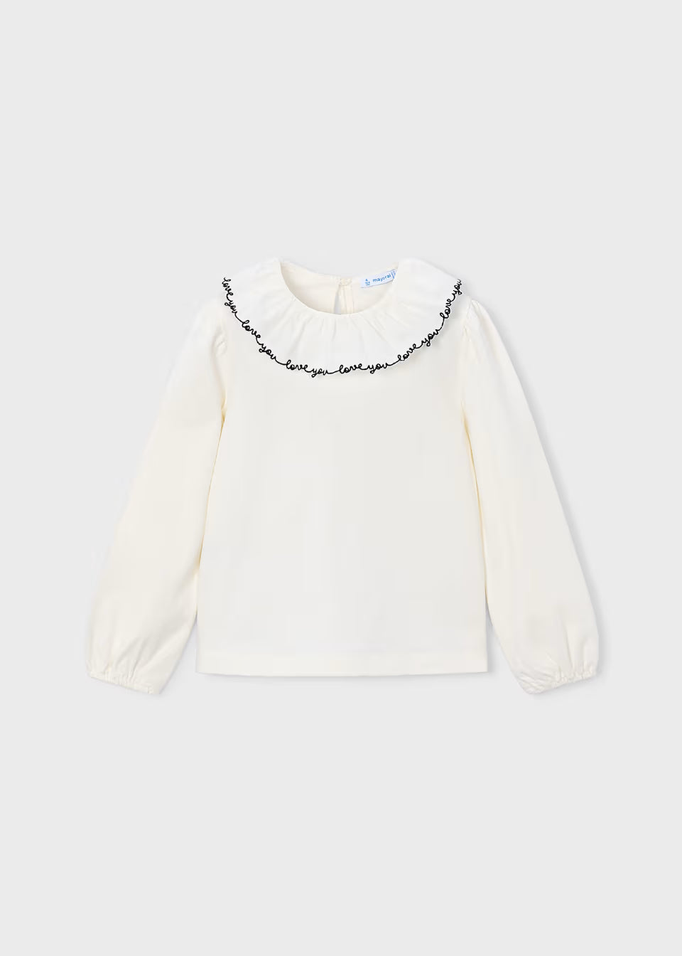 LOVE Ruffle Collar Blouse