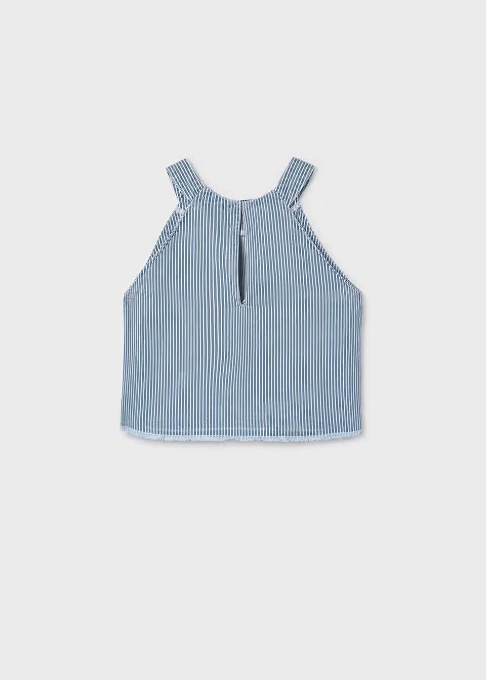 Denim Stripe Top