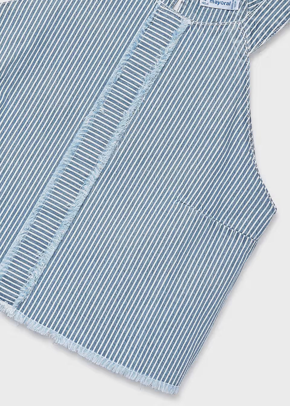 Denim Stripe Top