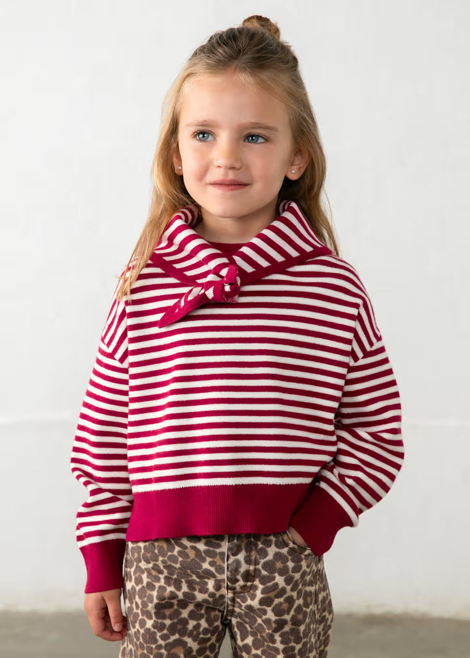 Red Stripe Sweater/Scarf