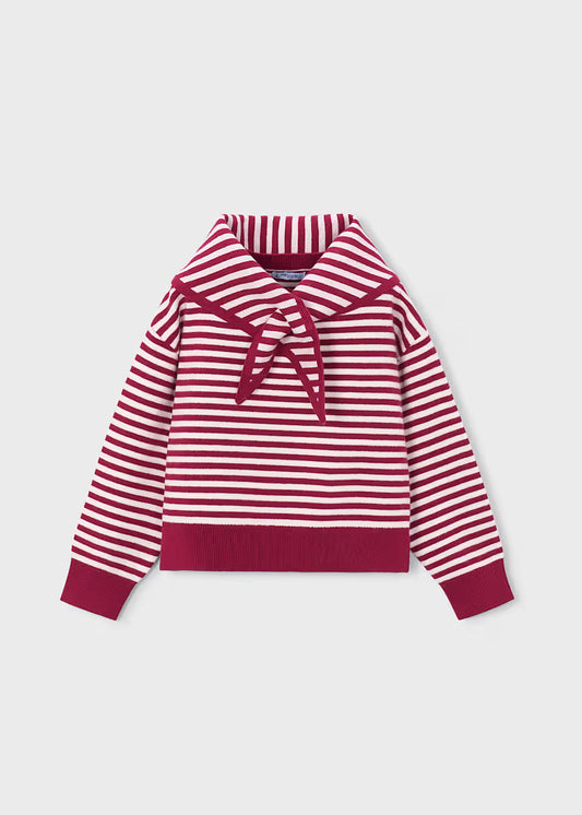 Red Stripe Sweater/Scarf