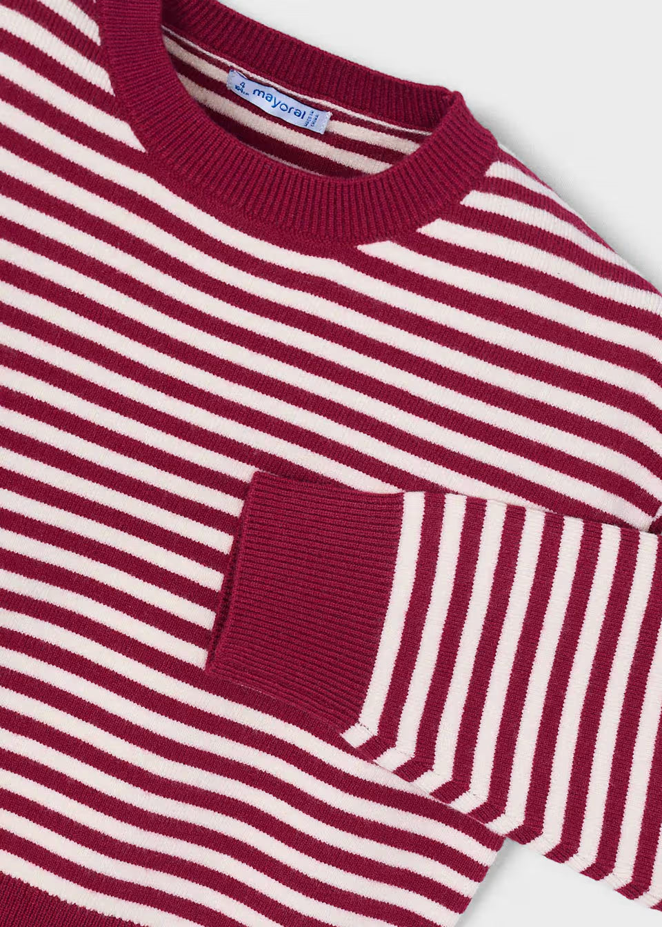 Red Stripe Sweater/Scarf