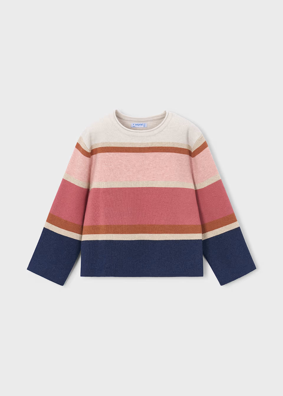 Blue Pink Stripe Sweater