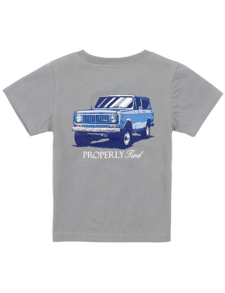 Grey Joyride Battleship Tee