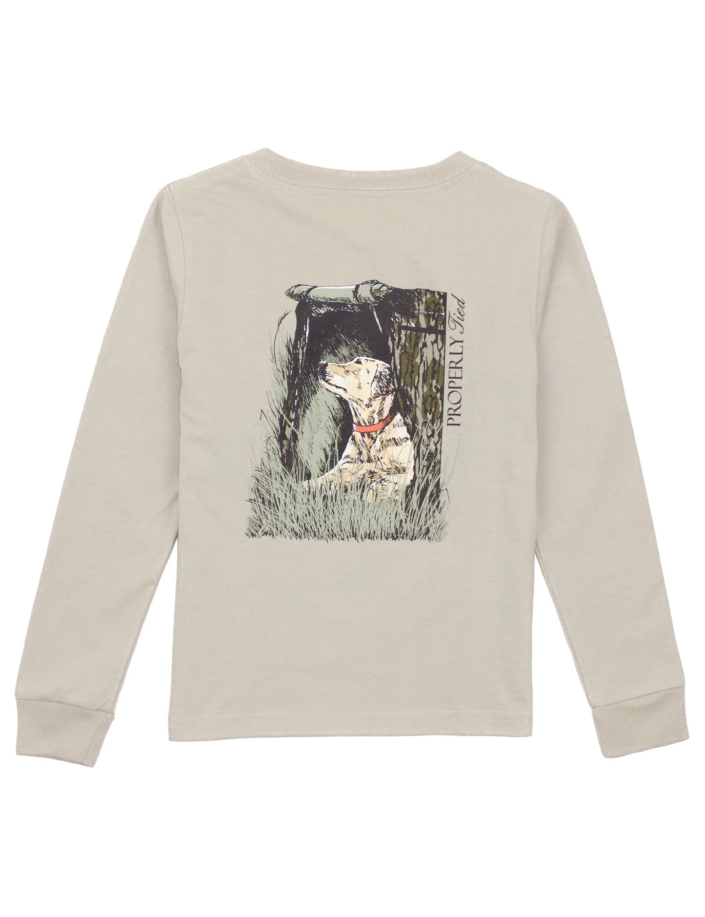 Boys Mossy Oak Lab Linen T-Shirt