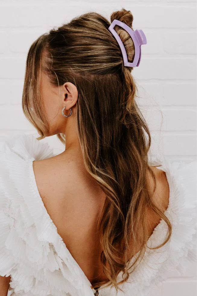 Open Lilac You Large Hair Clip