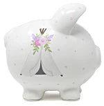 Pink Bohemian Piggy Bank