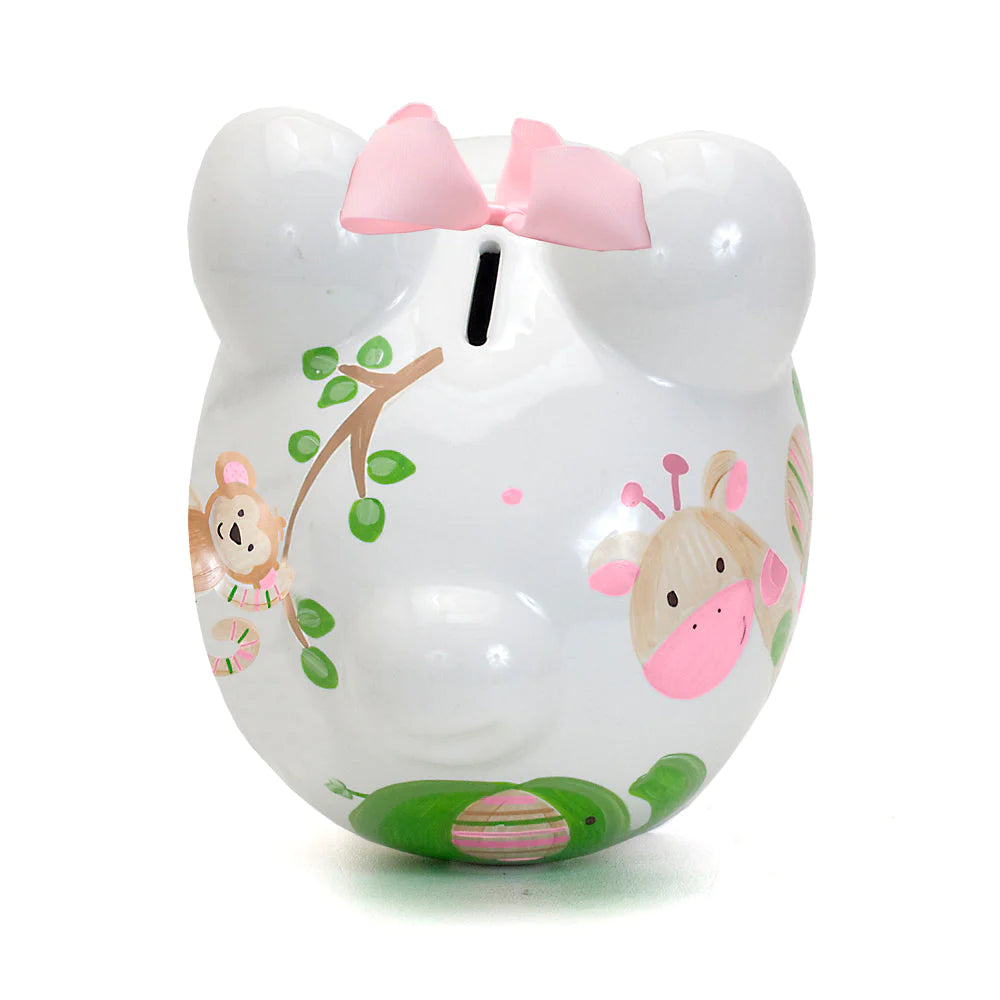 Pink Tropical Punch Piggy Bank