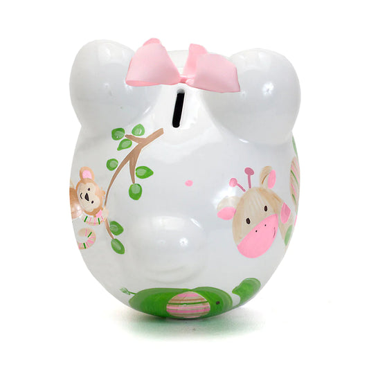 Pink Tropical Punch Piggy Bank